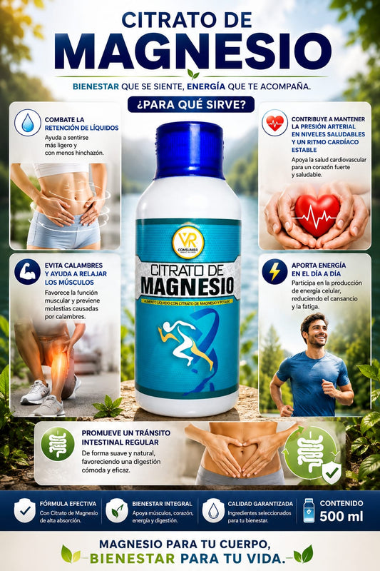 Citrato de Magnesio y Potasio