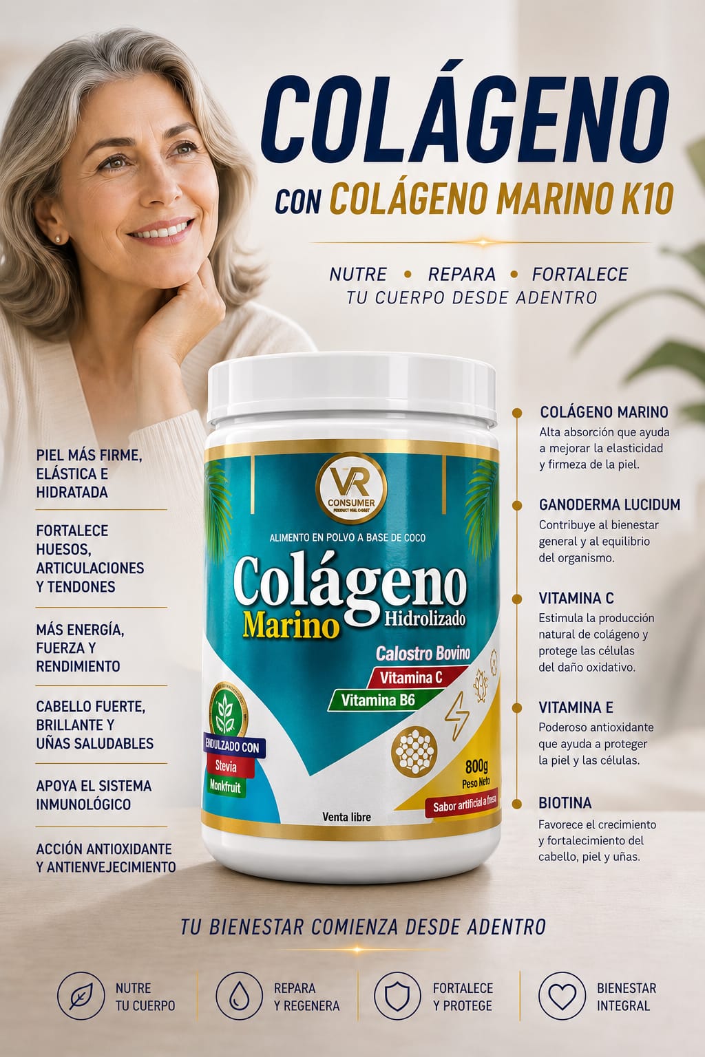 Colágeno Marino+Calostro Bovino