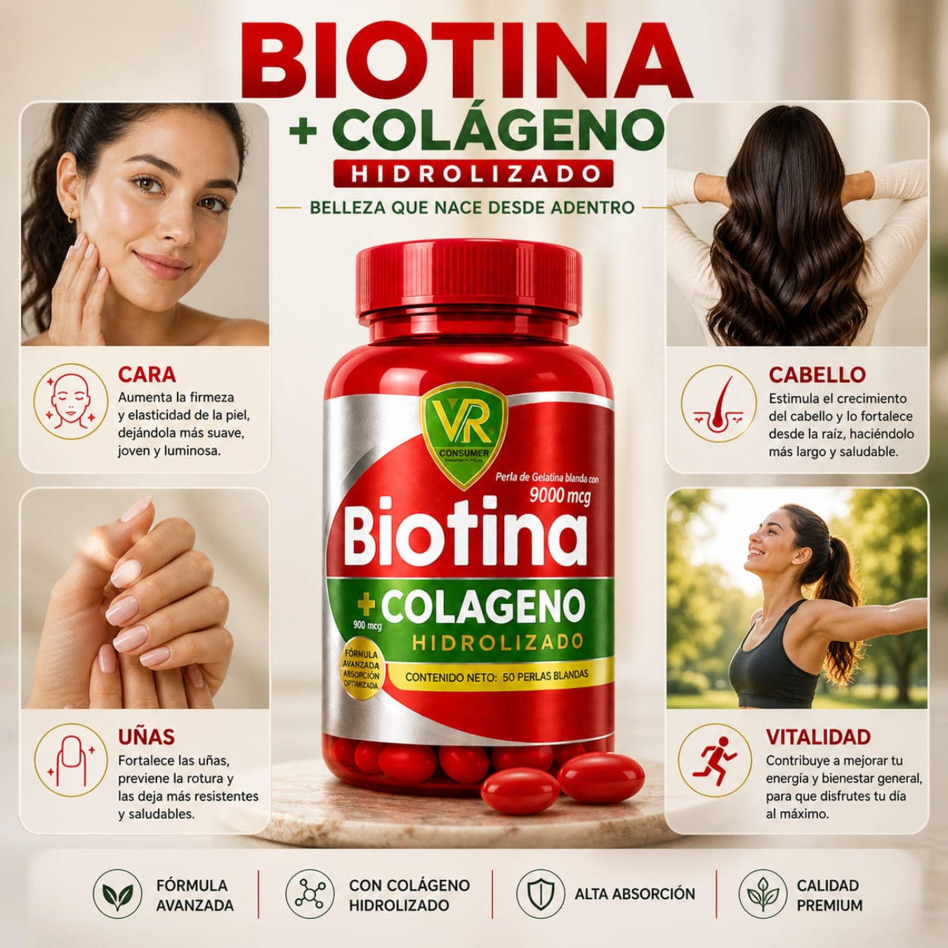 Biotina+Colageno hidrolizado
