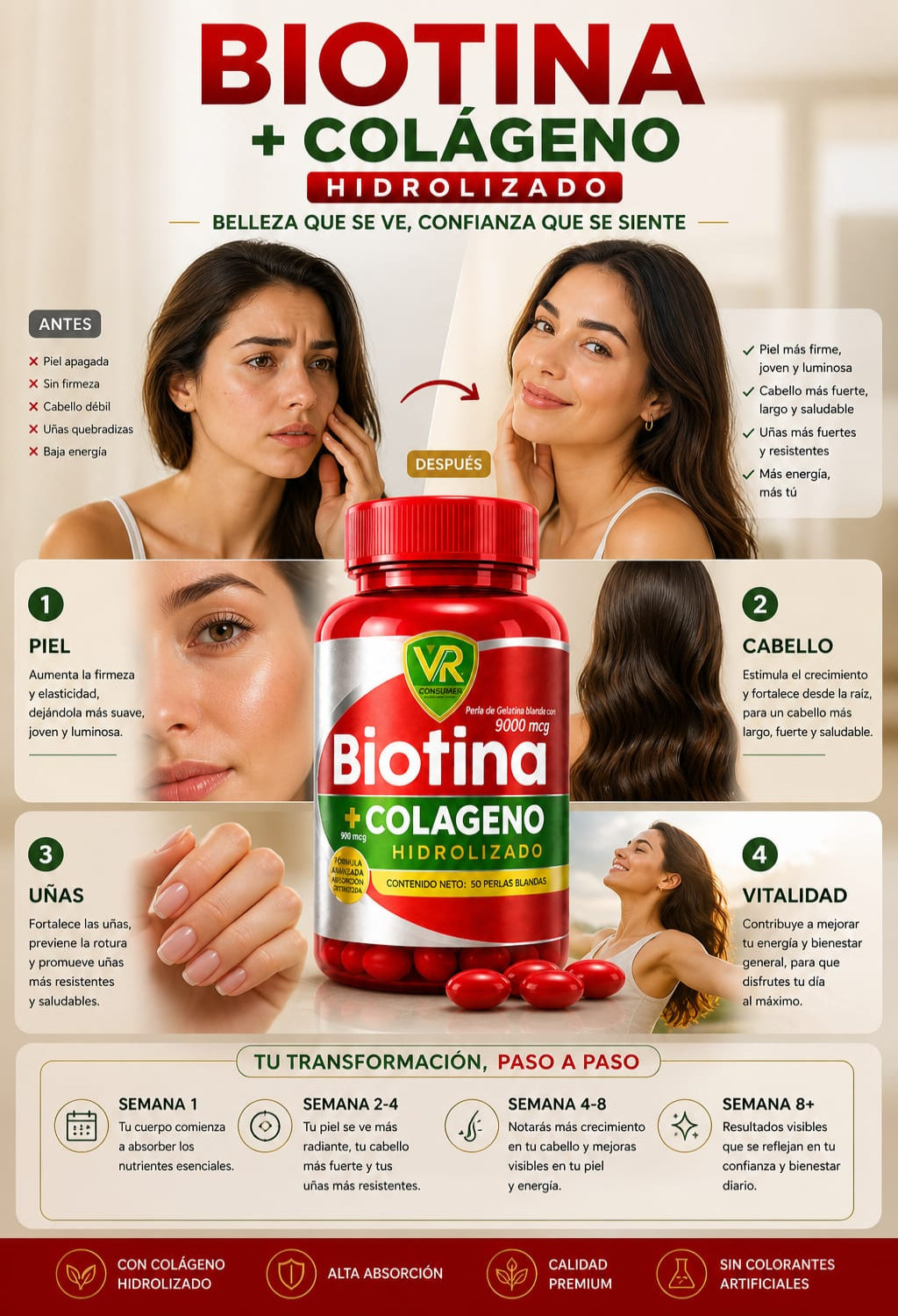 Biotina+Colageno hidrolizado