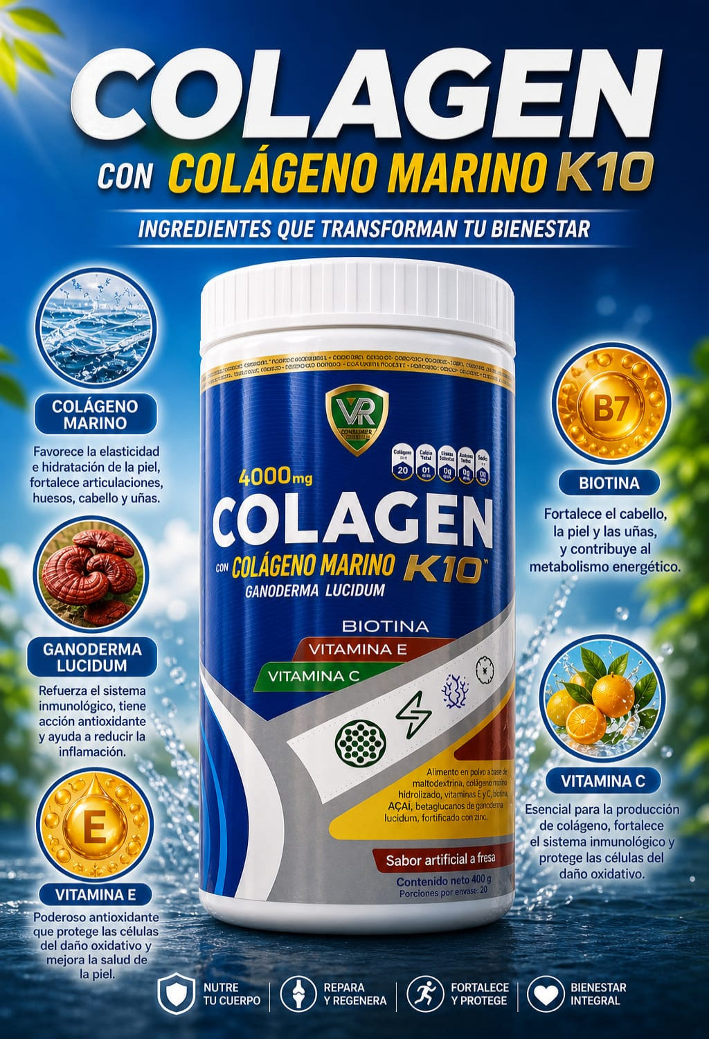 Colageno Marino K10