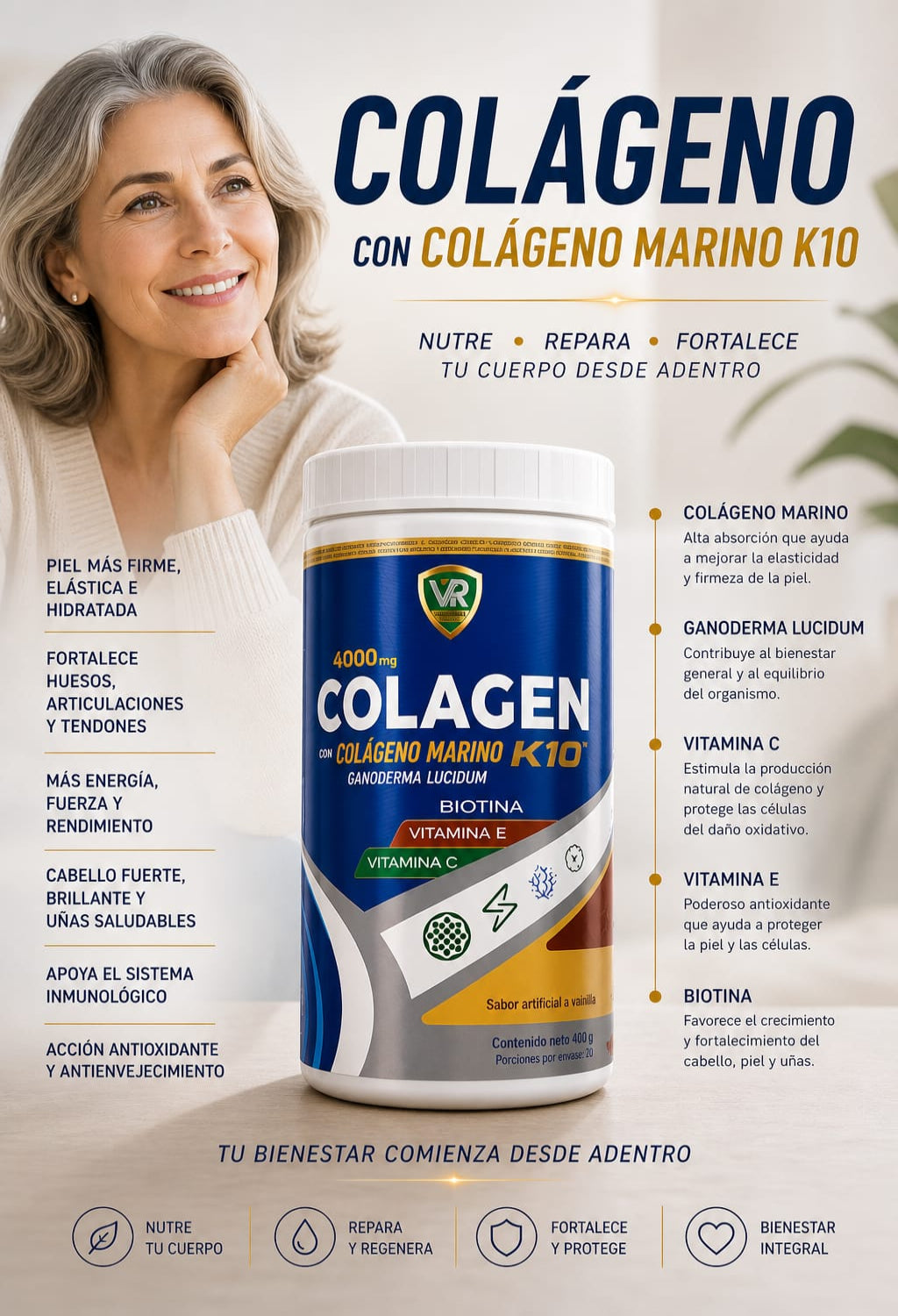 Colageno Marino K10