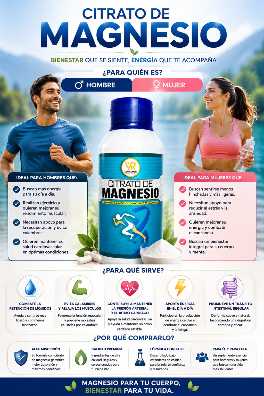 Citrato de Magnesio y Potasio